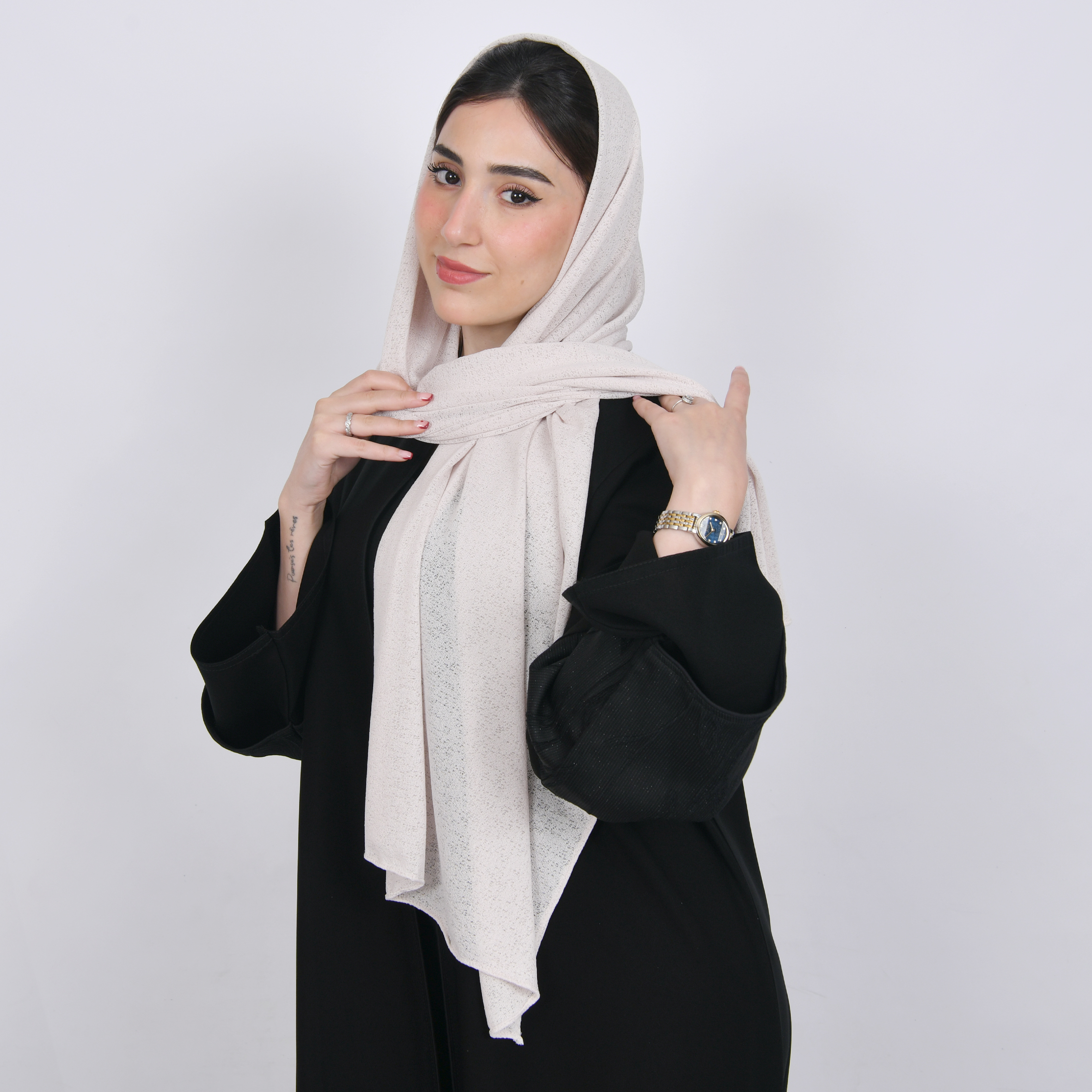  طرحه شاش بلون أبيض  