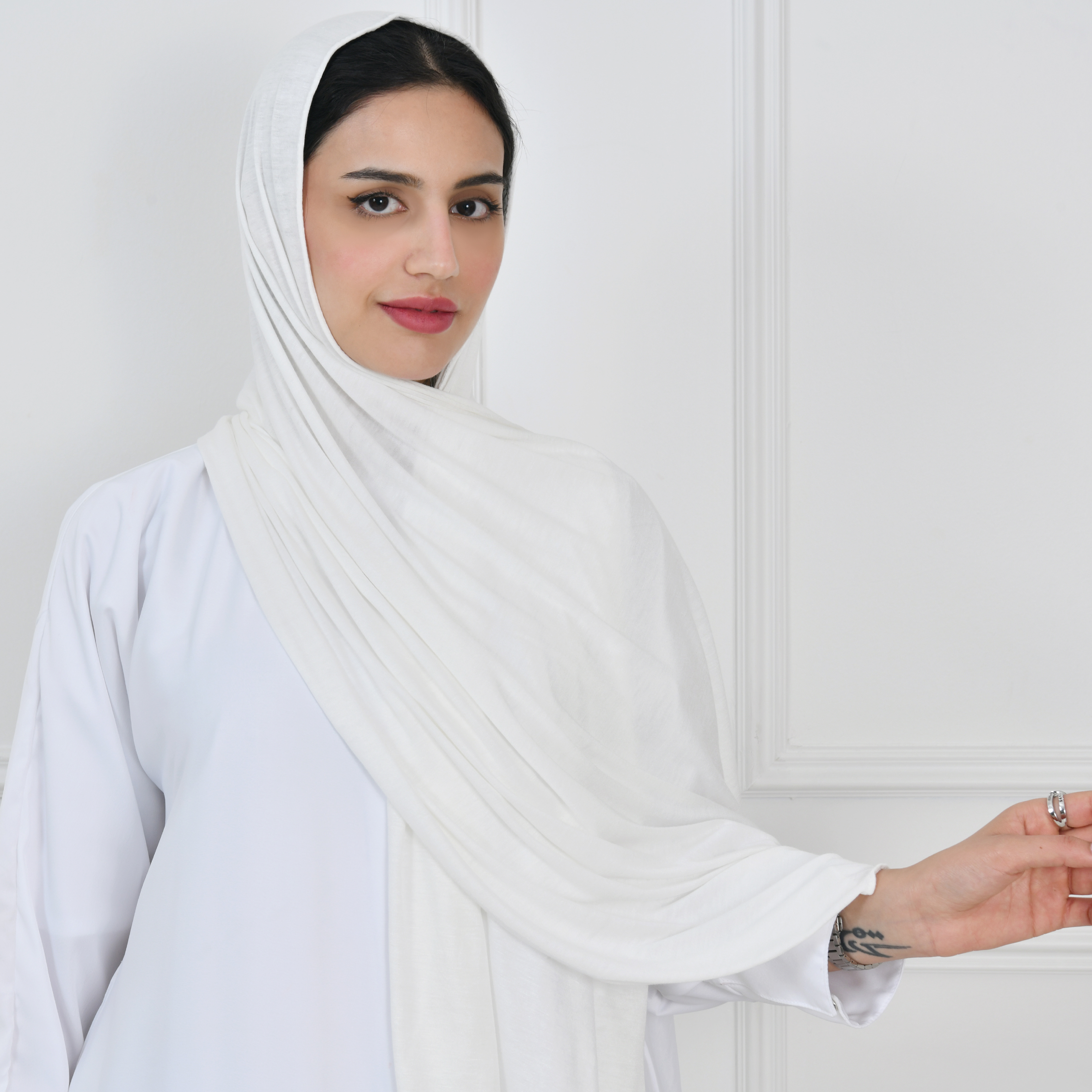  طرحه قطن اوف وايت  