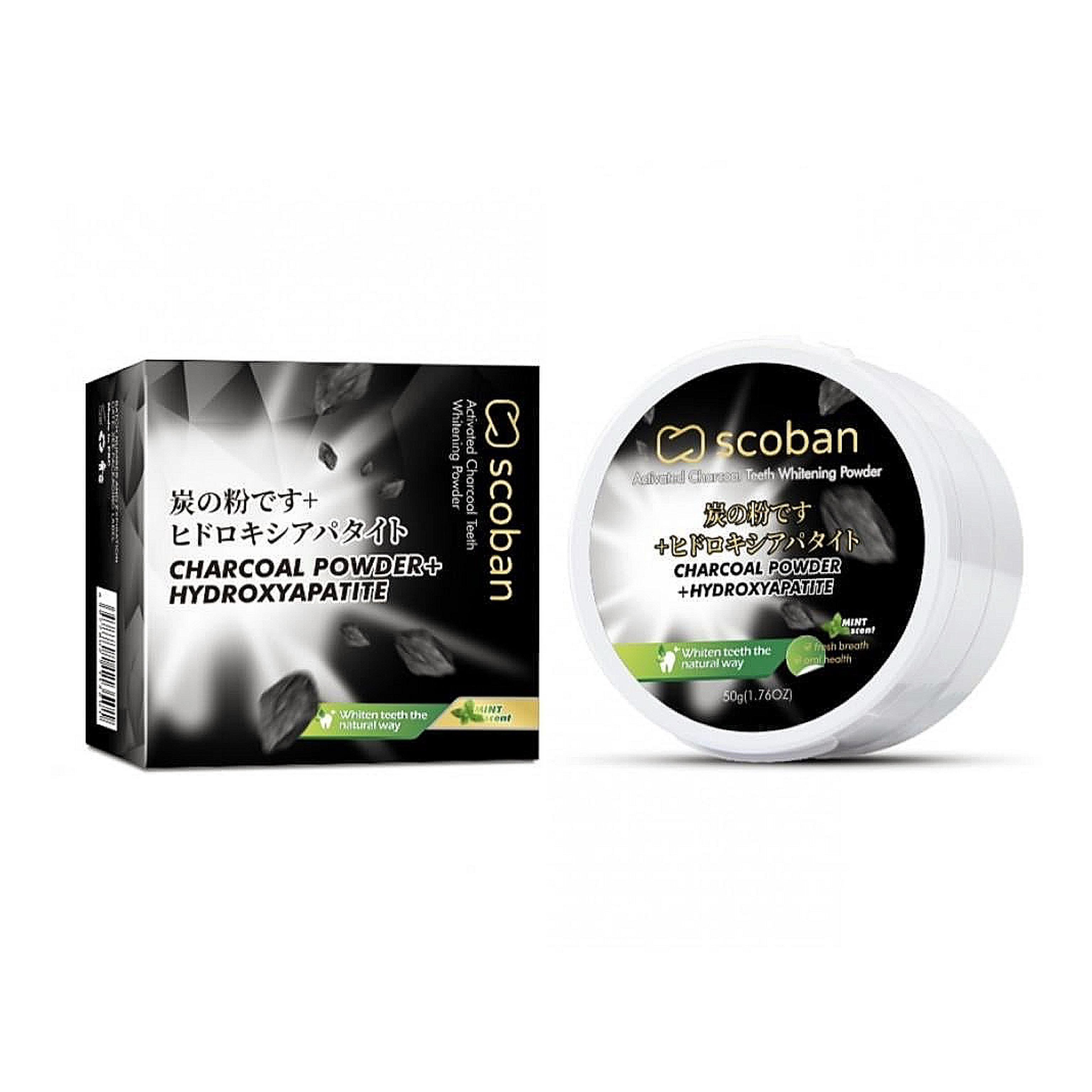 ScobanTeeth whitening powder with charcoal 50 g