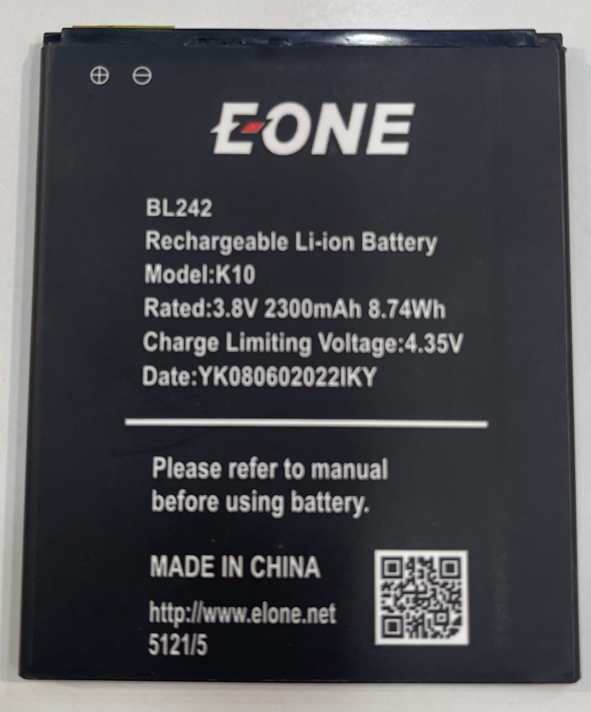 K10 battery for Lenovo brand EONE-one year warranty