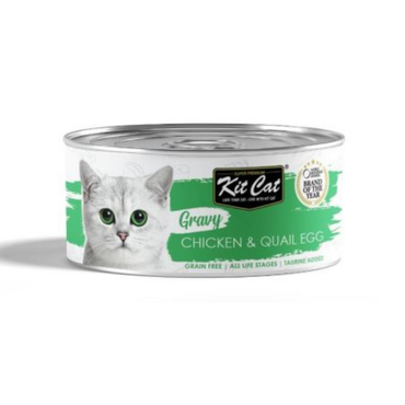 Kit Cat Gravy Chicken & Quail Egg 70g