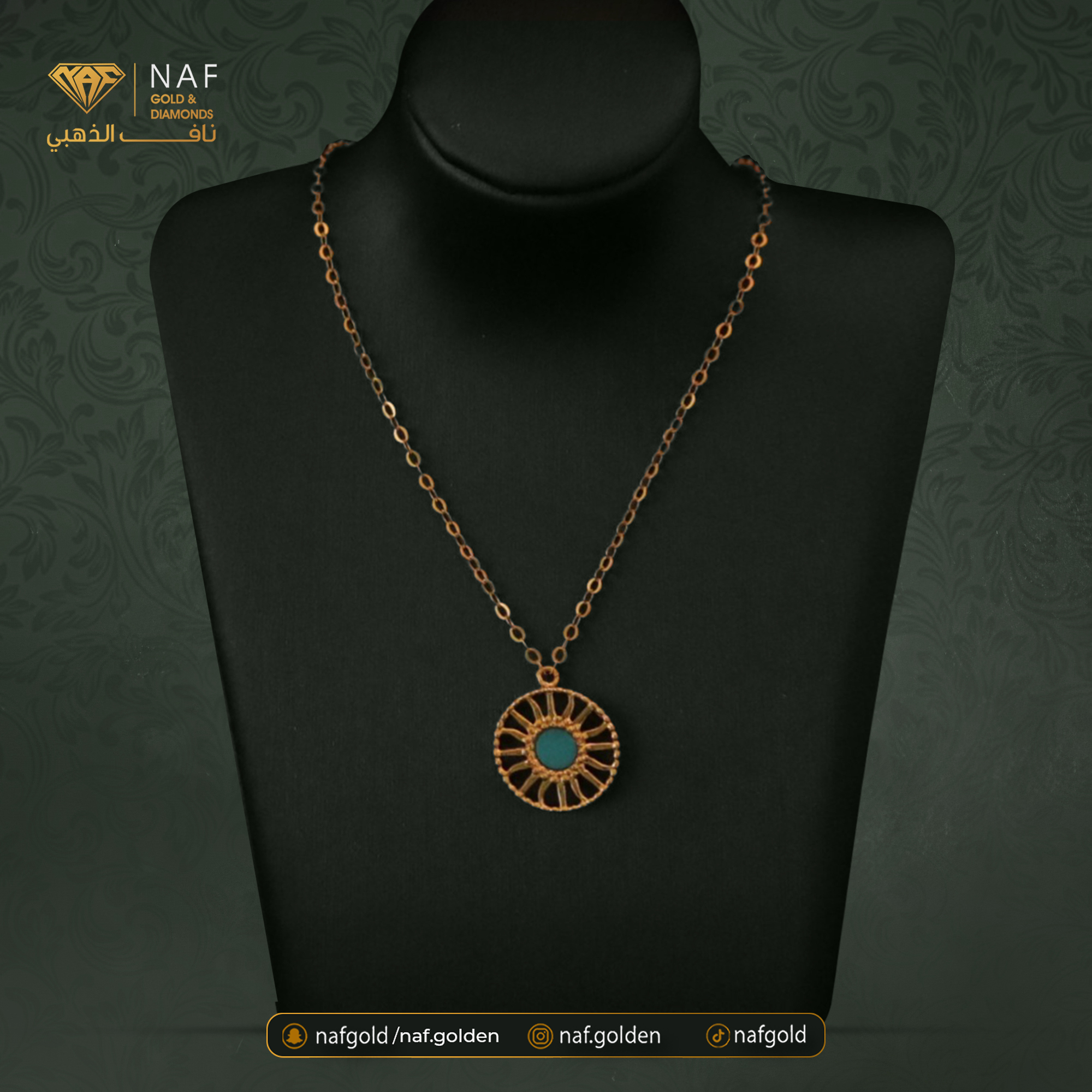 افضل عقد ذهب عيار 21 صافي