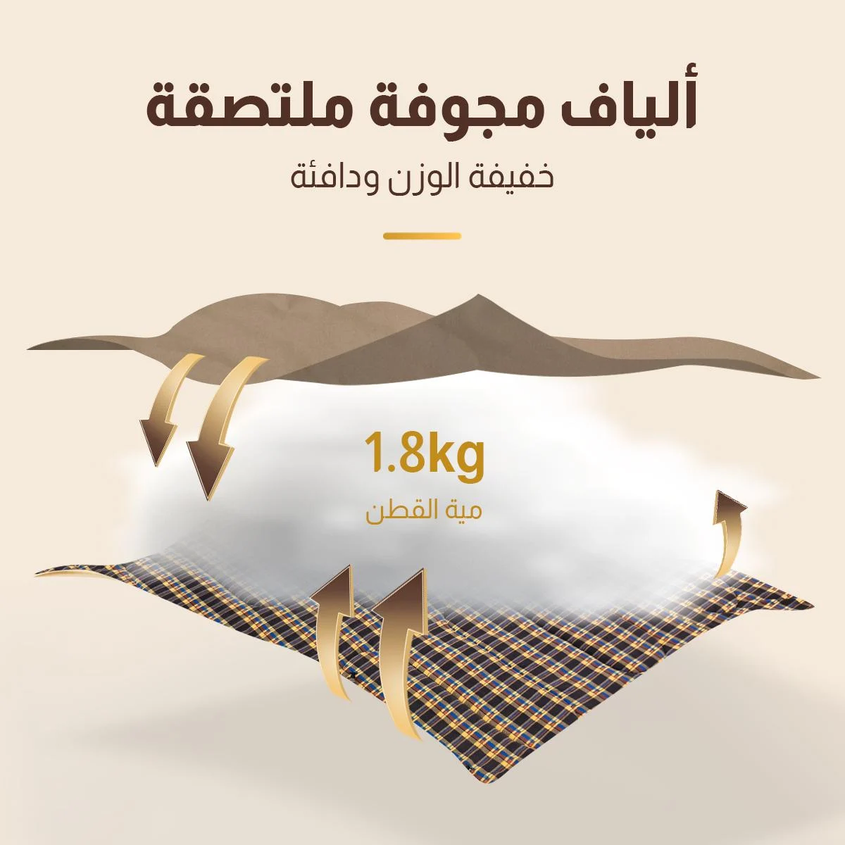  فراش نوم (2*1.2 متر) 