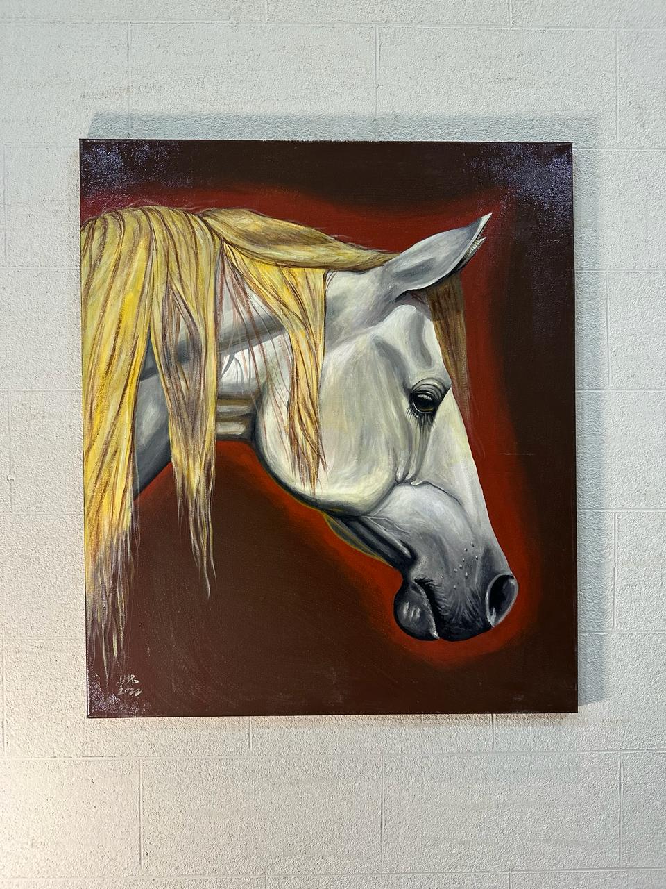  لوحة الخيل 1/  70*60 سم  