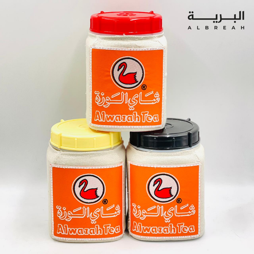 علبة بلاستيك 2.28 لتر مطرز (شاي الوزة) 