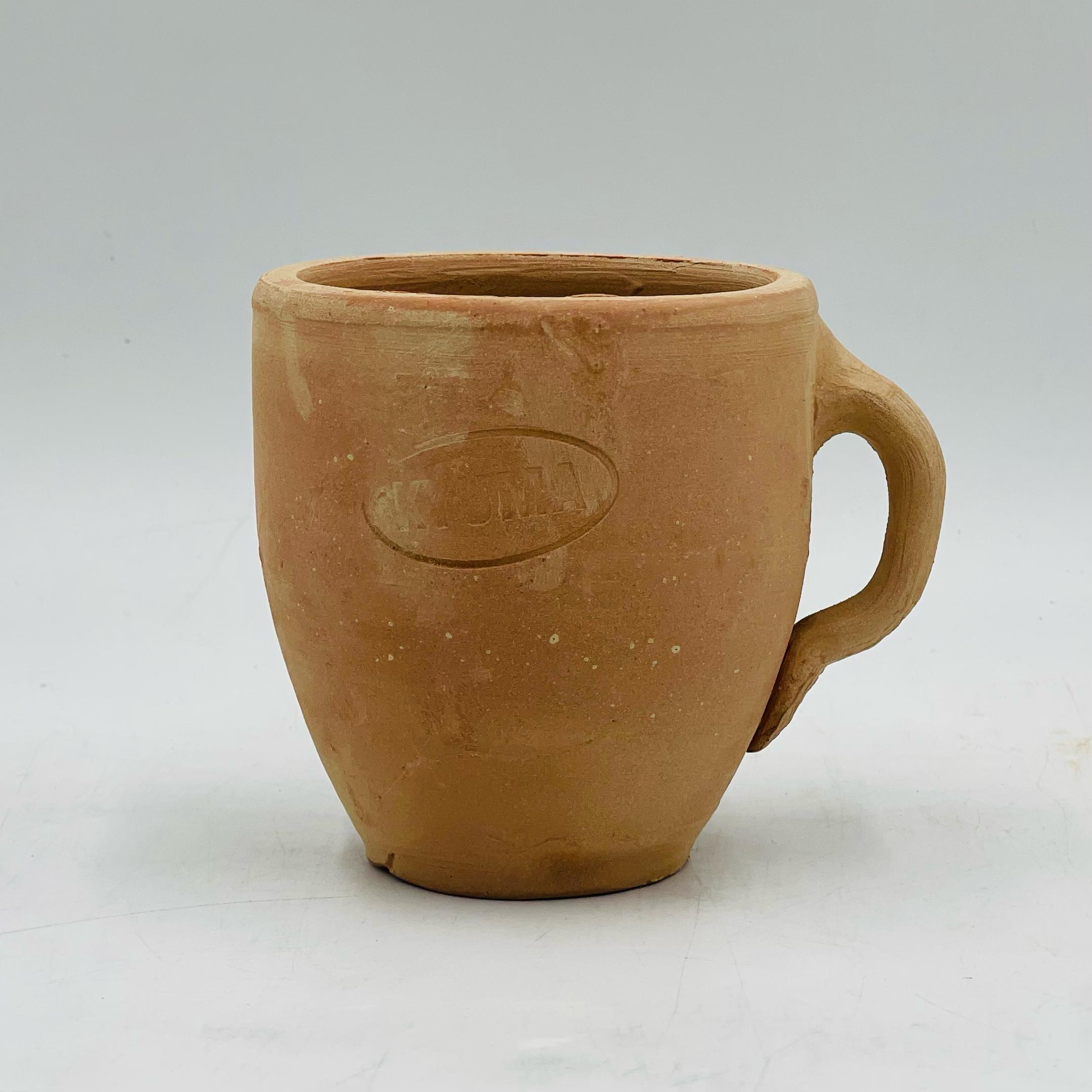  كاس فخار بعروة 