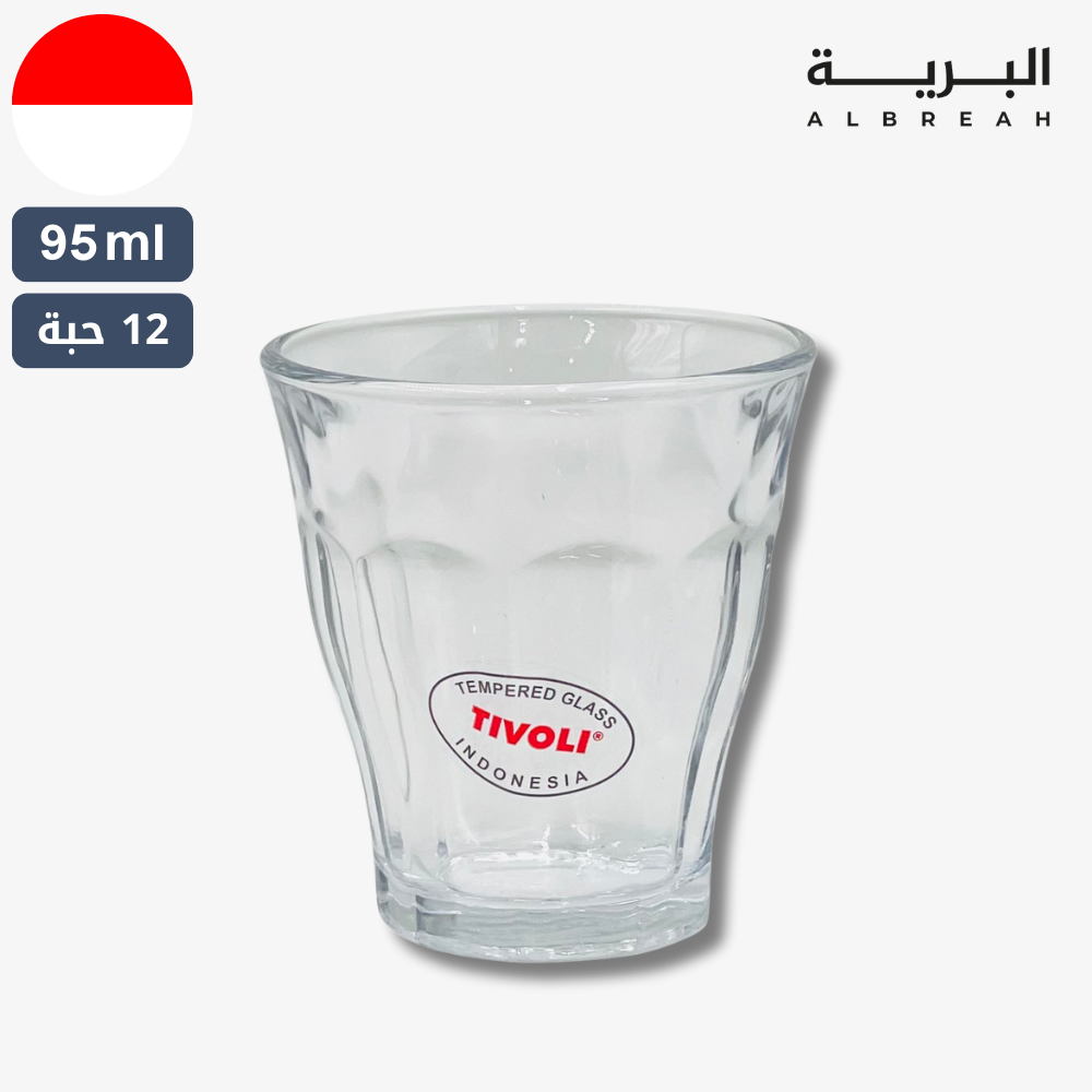  كاسات شاي اندونيسية (12 حبة) (صغير 95ml) 