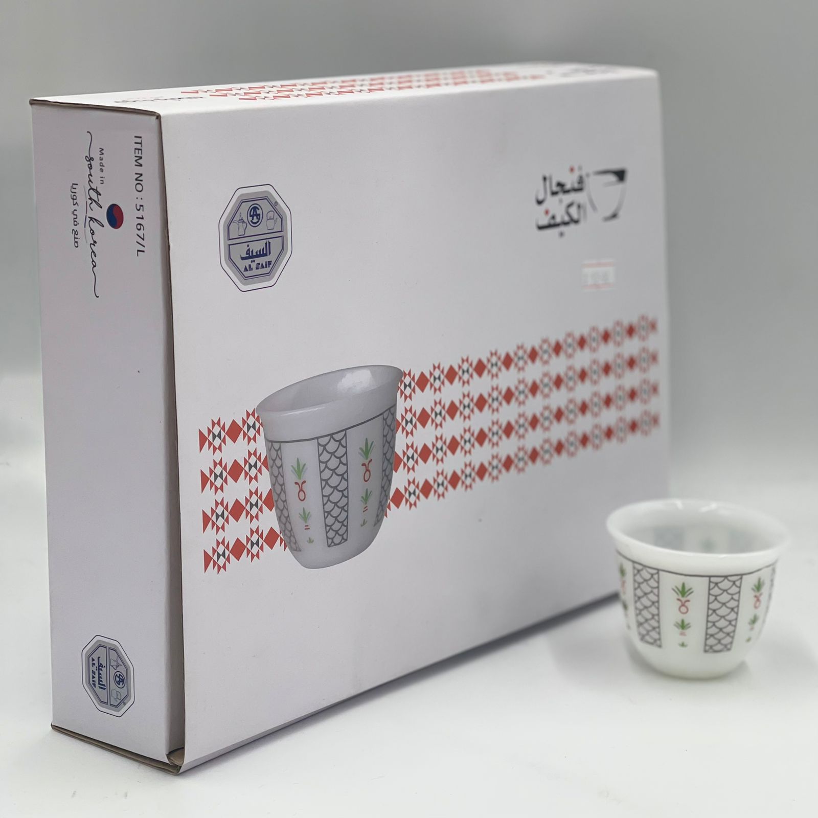  فنجال الكيف (تراثي رمادي) 
