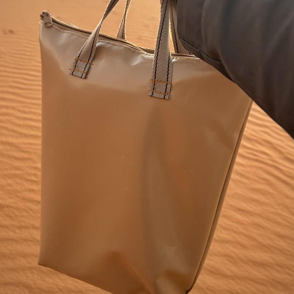  رواق البرية مغناطيس ثقيل قماش قطن تنزاني لون رملي 1.30م*4م 