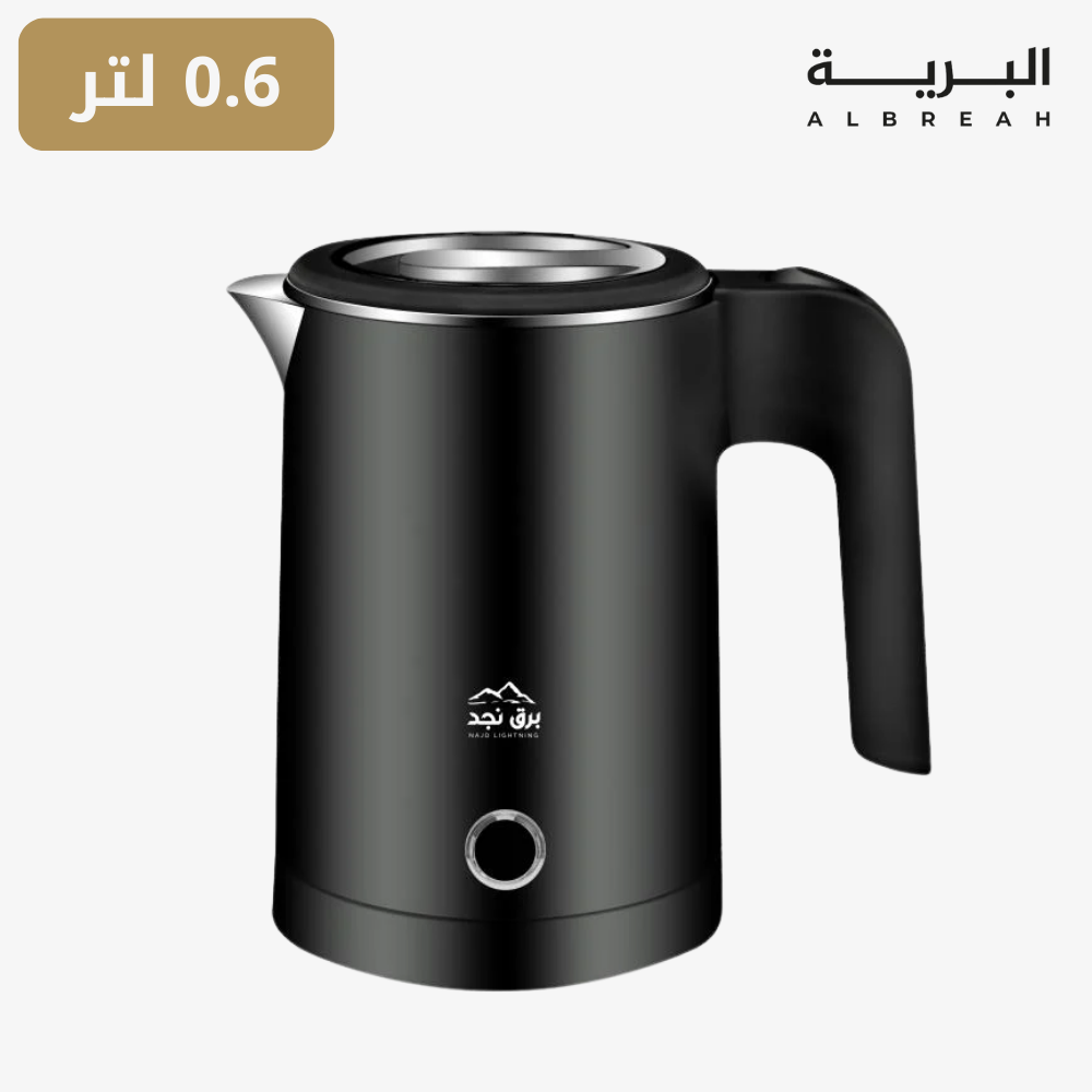  غلاية ماء (0.6 لتر) أسود 