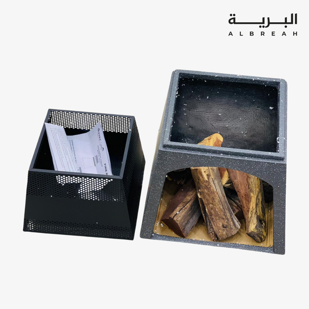  منقل حطب (مربع) 