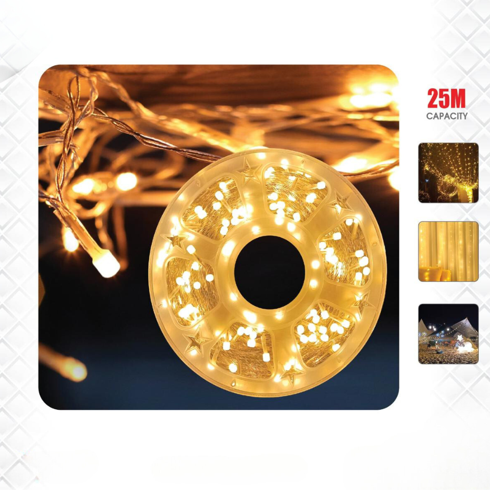  عقد اضائة 25 متر على 220 كهرب 