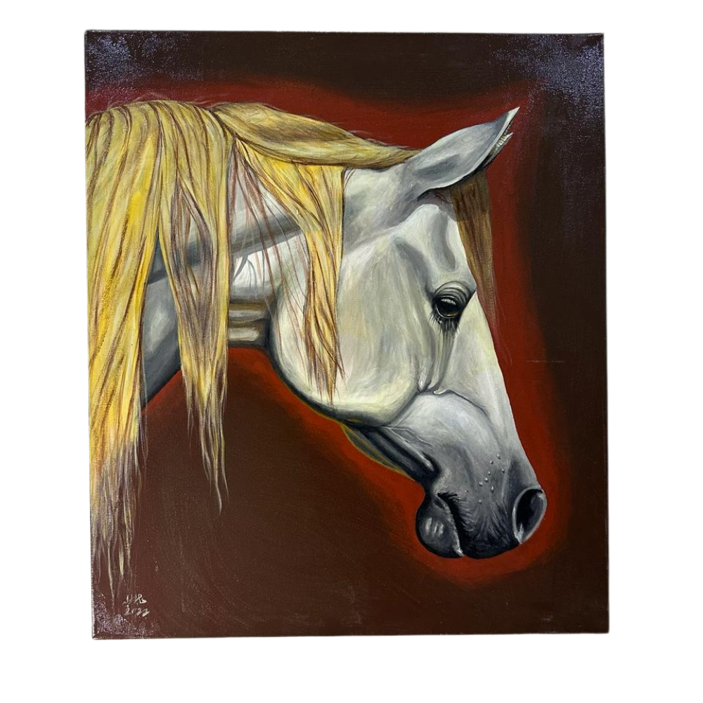  لوحة الخيل 1/  70*60 سم  