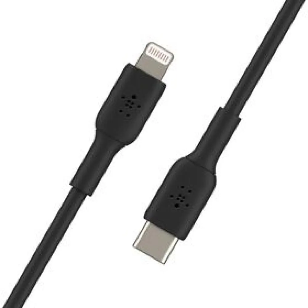 كيبل شحن 30 واط - تايب سي لايتننج 1متر Belkin - اسود