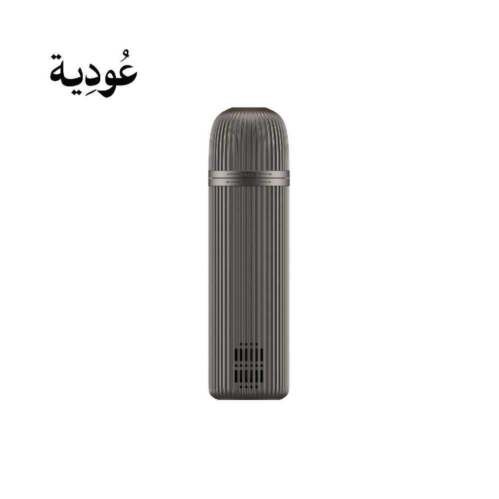 عودية - مبخرة عود ذكية محمولة ببطارية 2000 مللي أمبير D009 - أسود