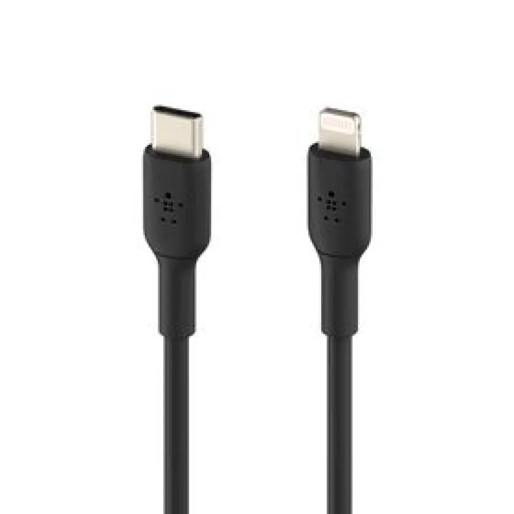 كيبل شحن 30 واط - تايب سي لايتننج 1متر Belkin - اسود