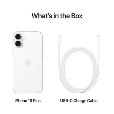 ايفون 16 بلس ابيض