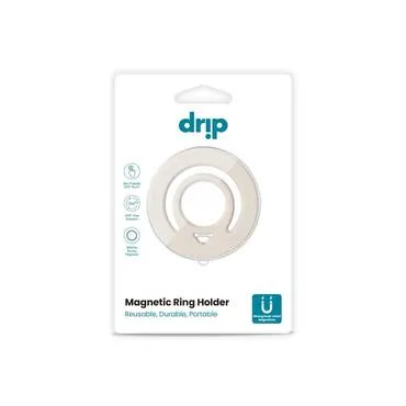 دريب - مسكة جوال ماج سيف سيليكون خاتم Drip - ذهبي