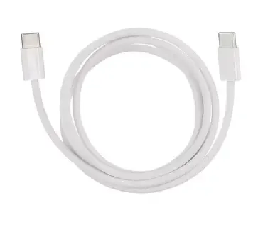 ابل كيبل شحن USB-C الي USB-C بقوة 60 واط 1 متر - أبيض