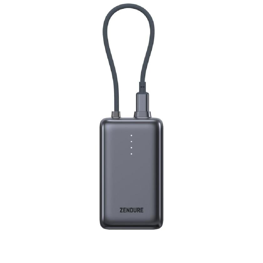 شاحن متنقل زندور SuperMini Pro بسعة 20000mAh وقوة 30W لون رمادي من جدير