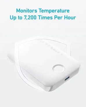 باور بنك أنكر المغناطيسي مع حامل - 5000mAh - أبيض