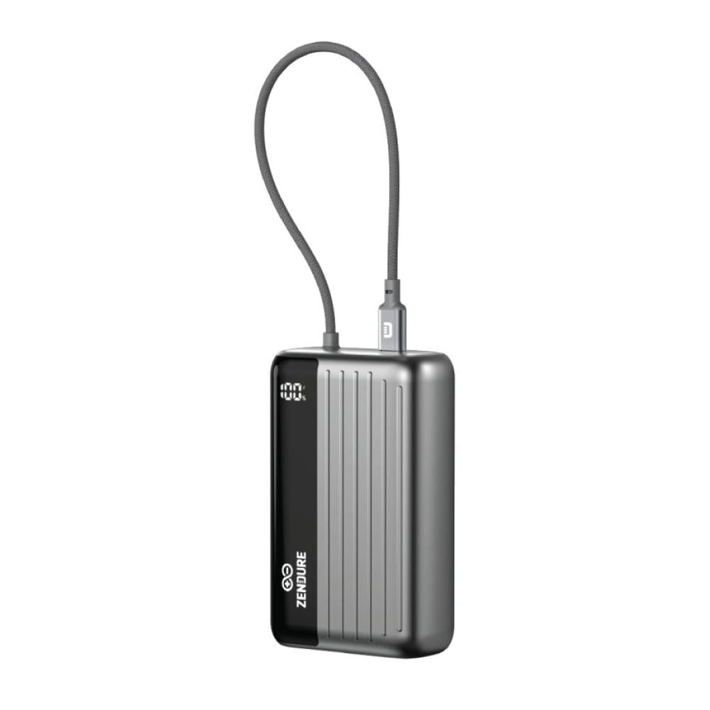 شاحن متنقل زندور SuperMini 20000mAh بقوة 45W لون فضي من جدير