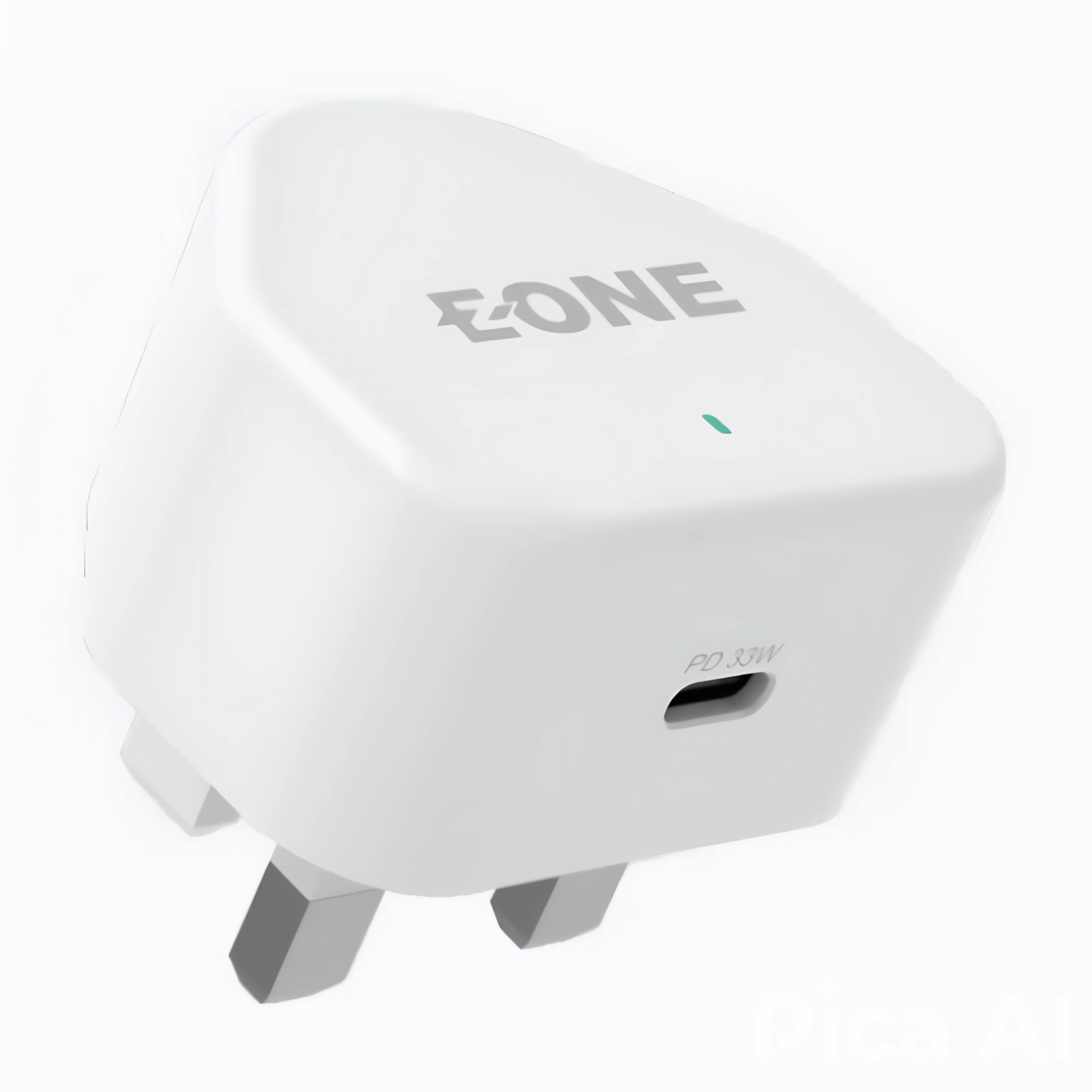 Eone شاحن جداري بقوة 35 واط منفذ تايب سي  يدعم تقنية الشحن السريع -  ابيض