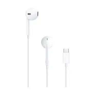 آبل إيربودز بمنفذ USB-C - أبيض