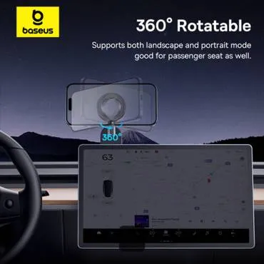 بيسوس حامل جوال ماج سيف C02 GO للسيارة - اسود