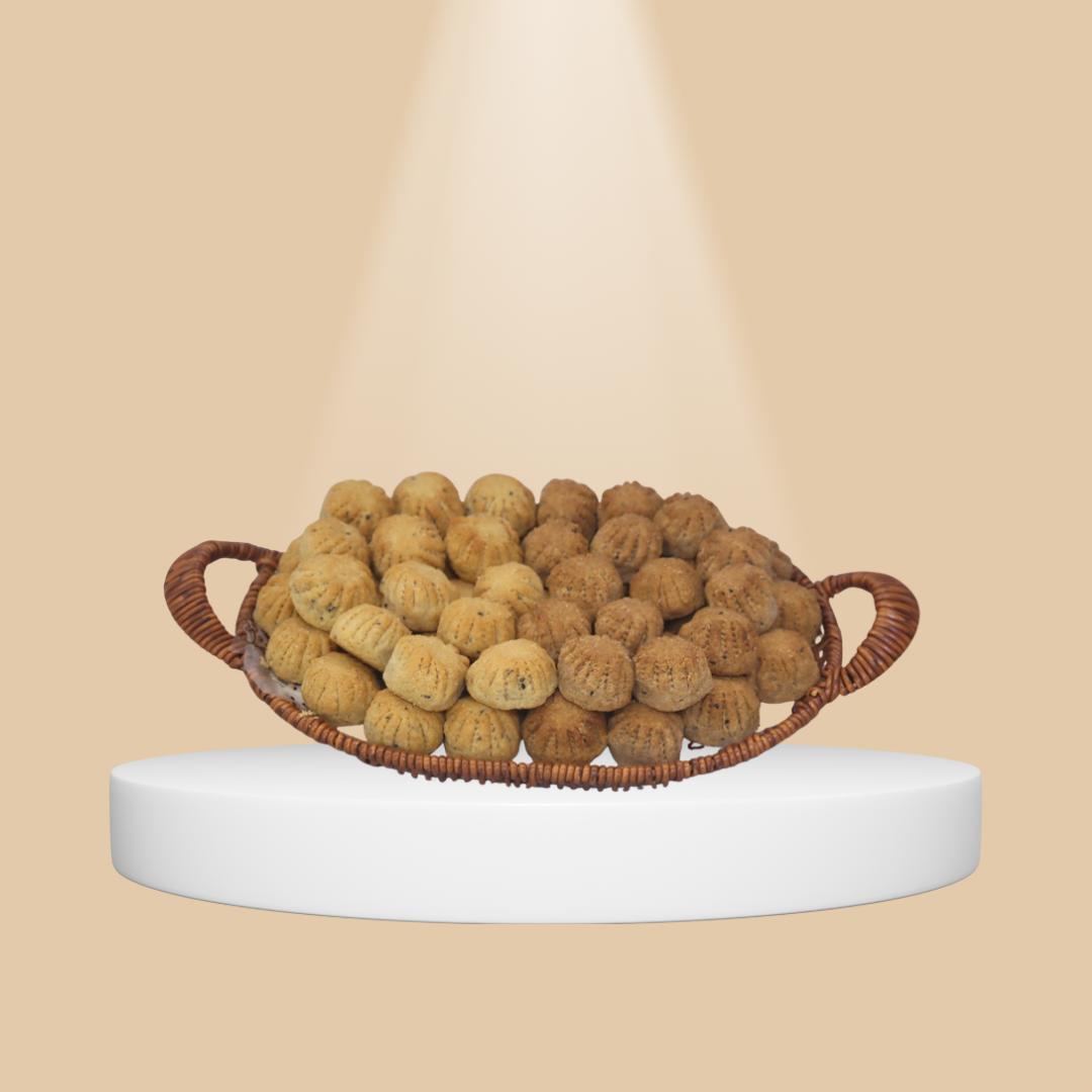 سلة قش بيضاوي 222