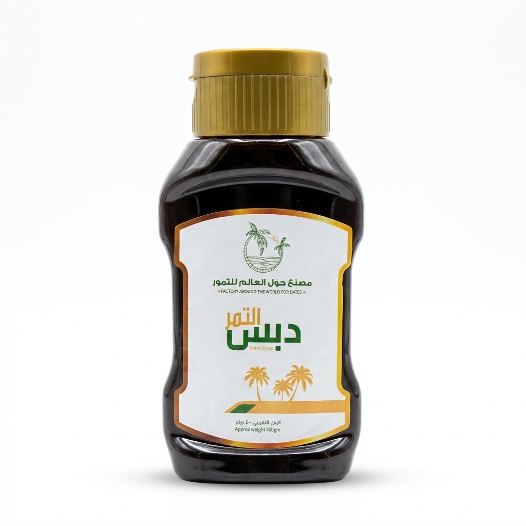 دبس التمر -400 غم - مصنع حول العالم للتمور