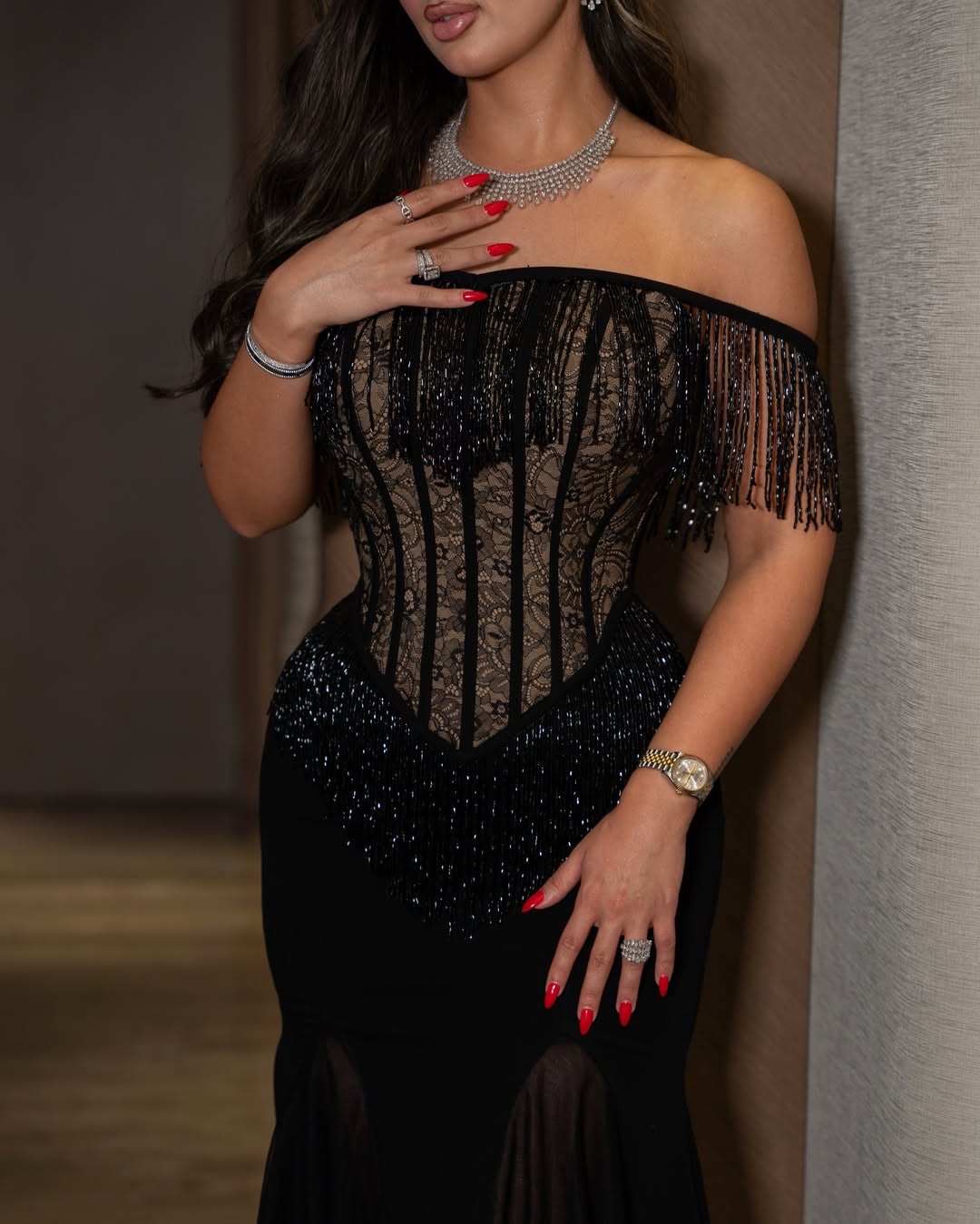  فستان هدب سهره 