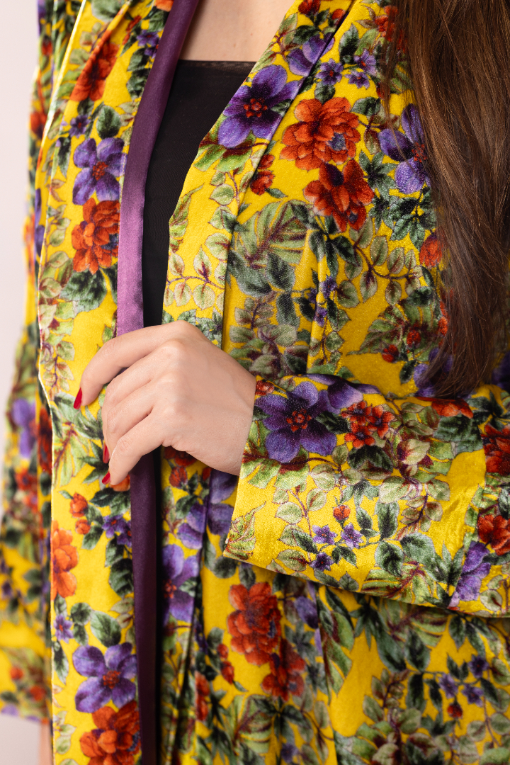 Sunlit Floral Abaya