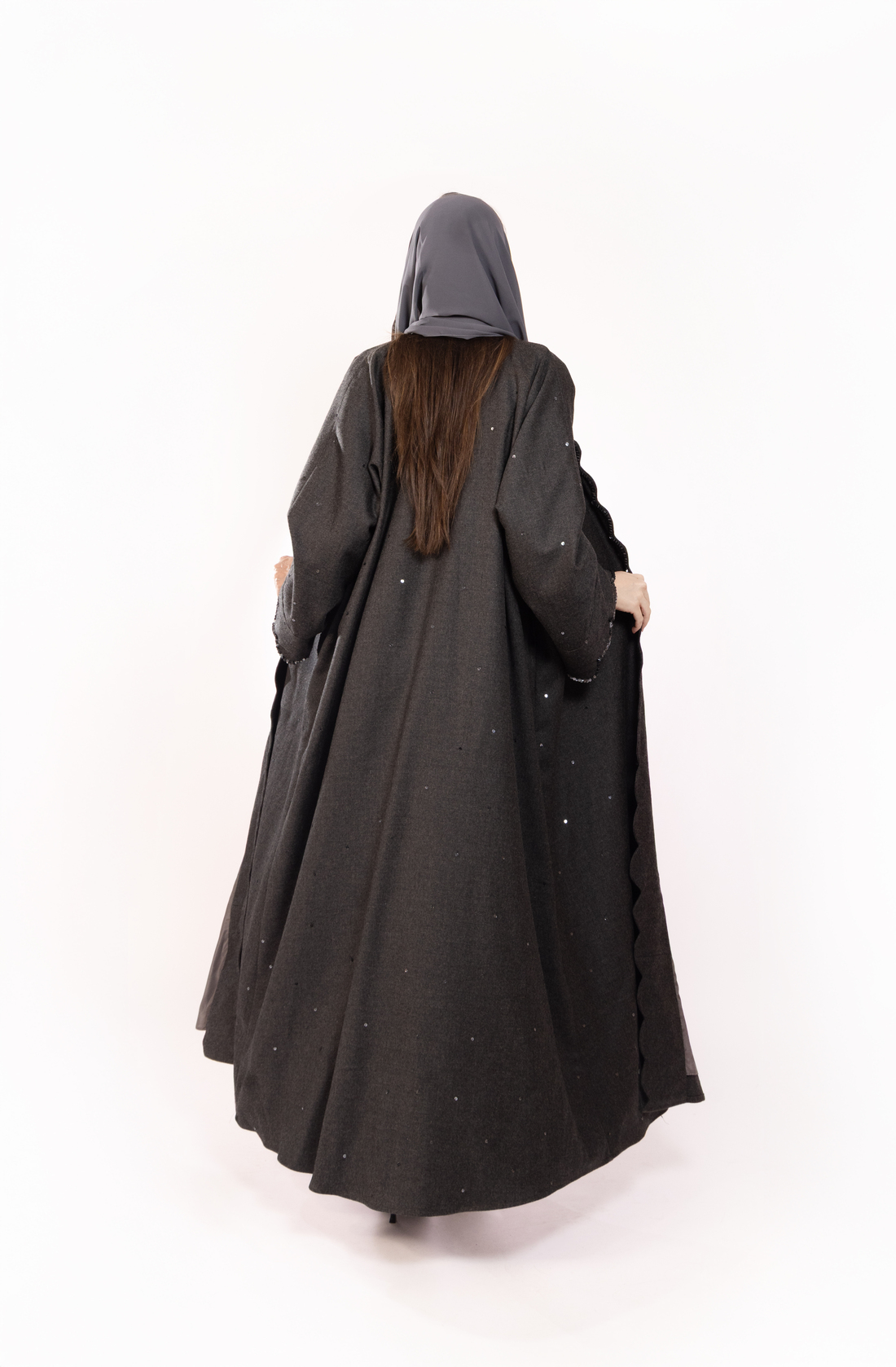 Imperial Gray Abaya 