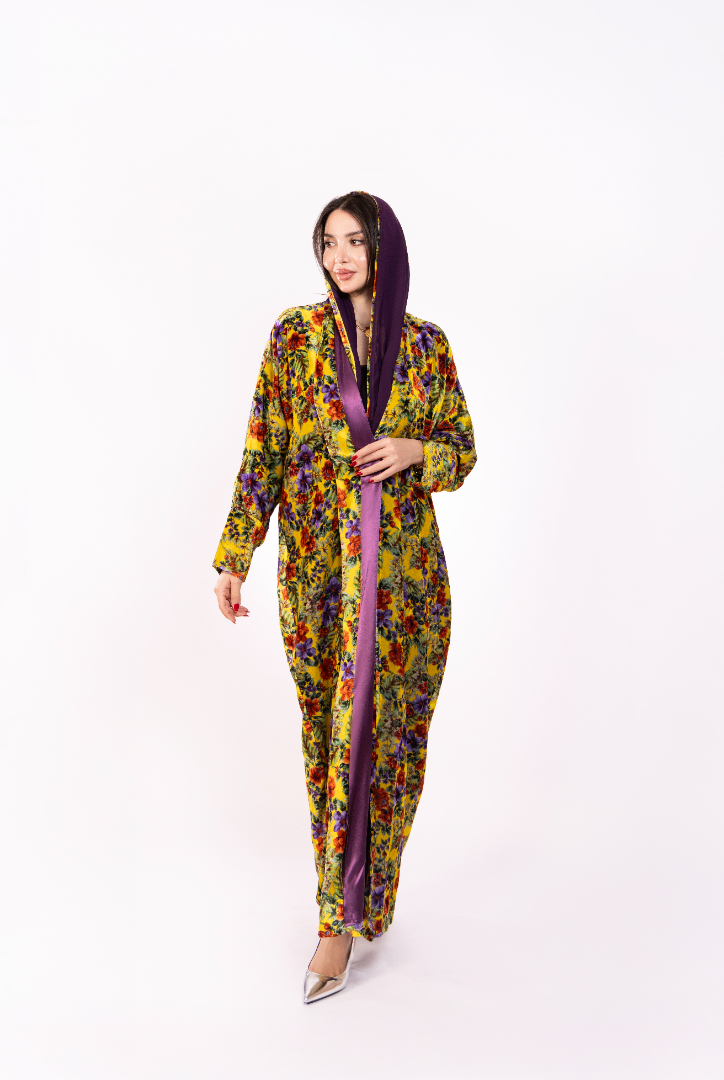 Sunlit Floral Abaya