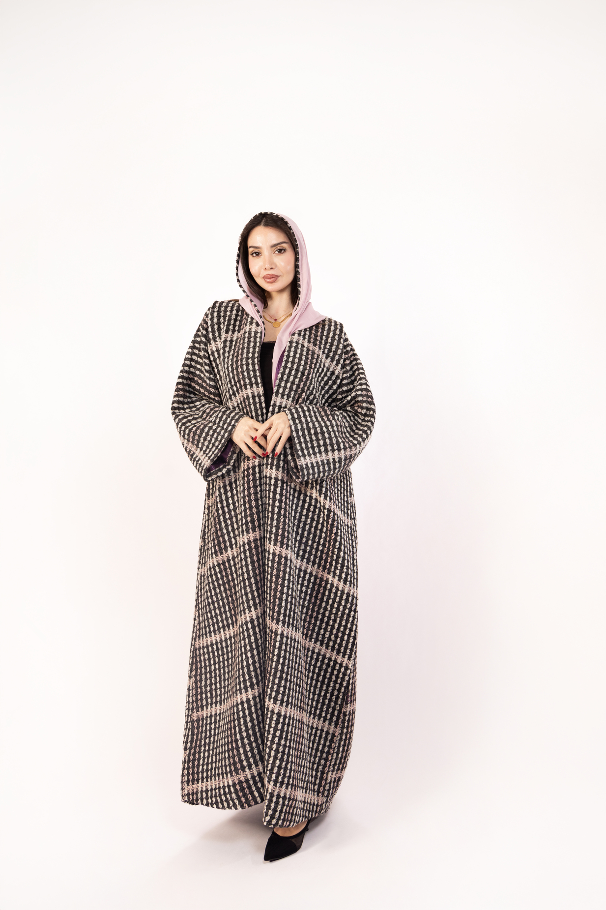 Royal Polka Dot Abaya 