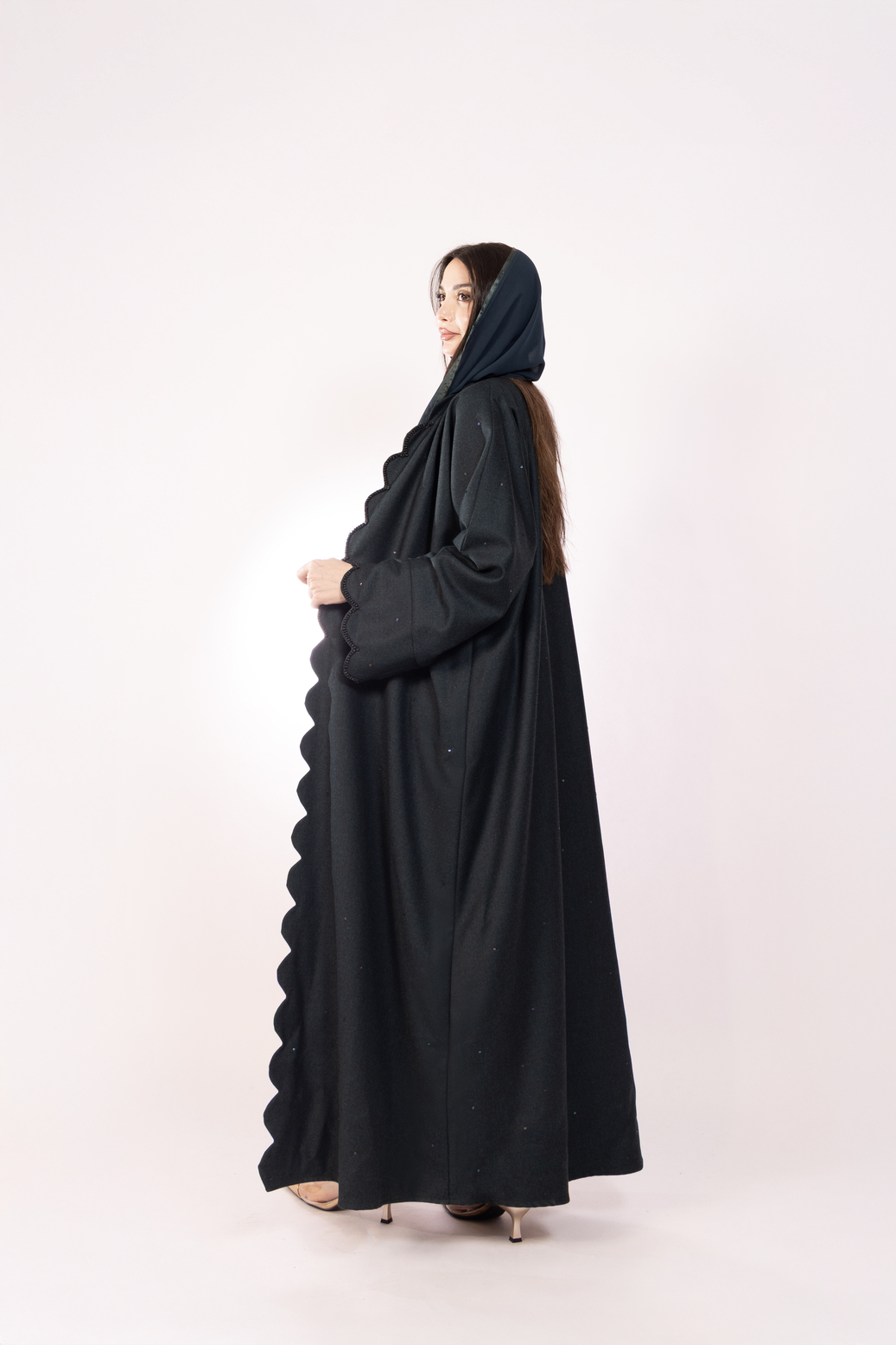 Majestic Emerald Abaya 