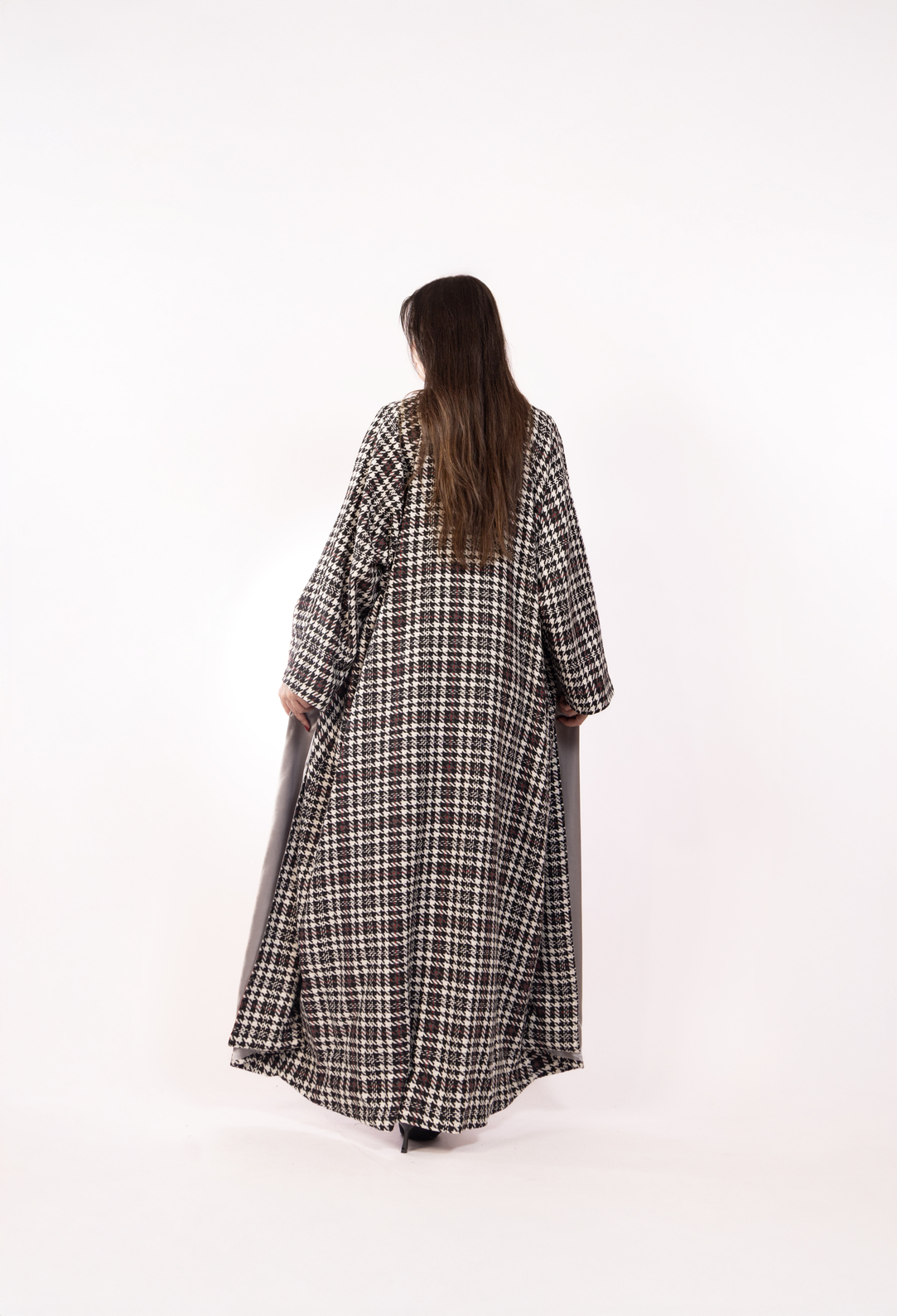 Checkered Edge Abaya 