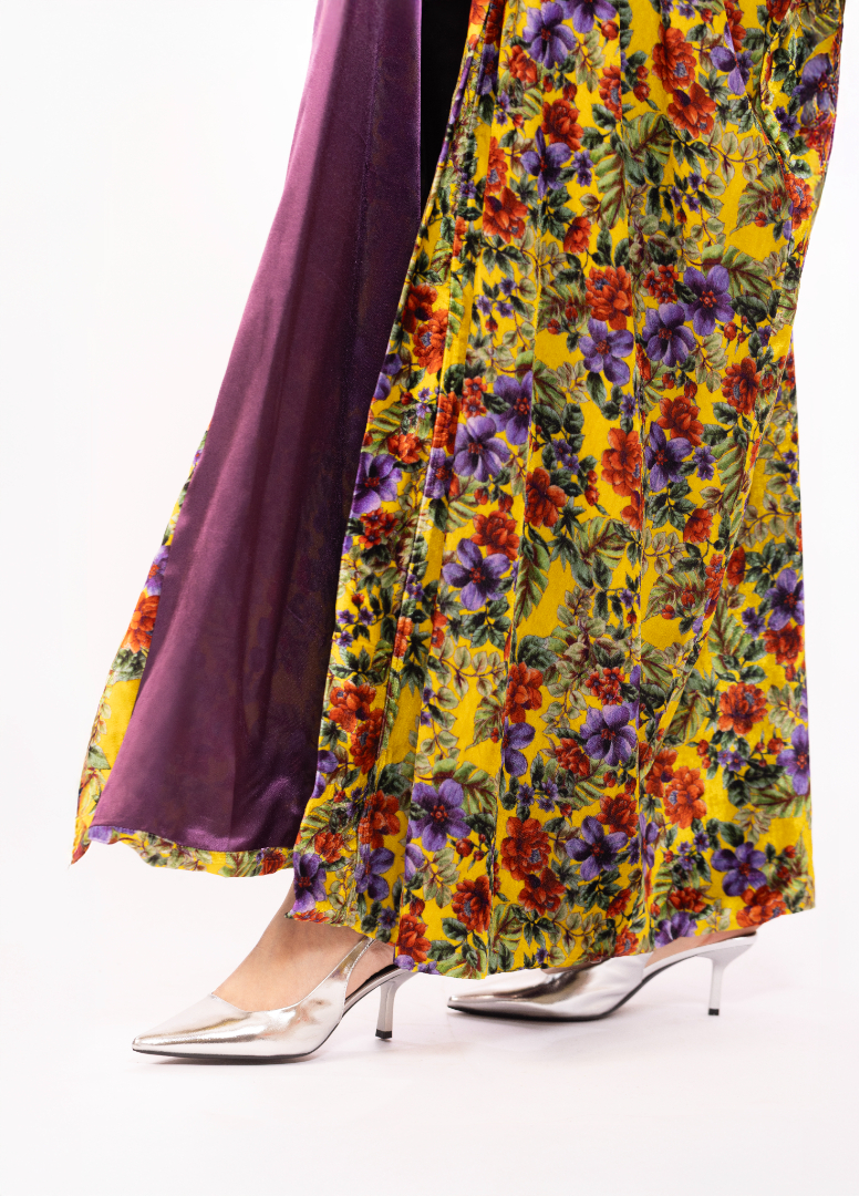Sunlit Floral Abaya