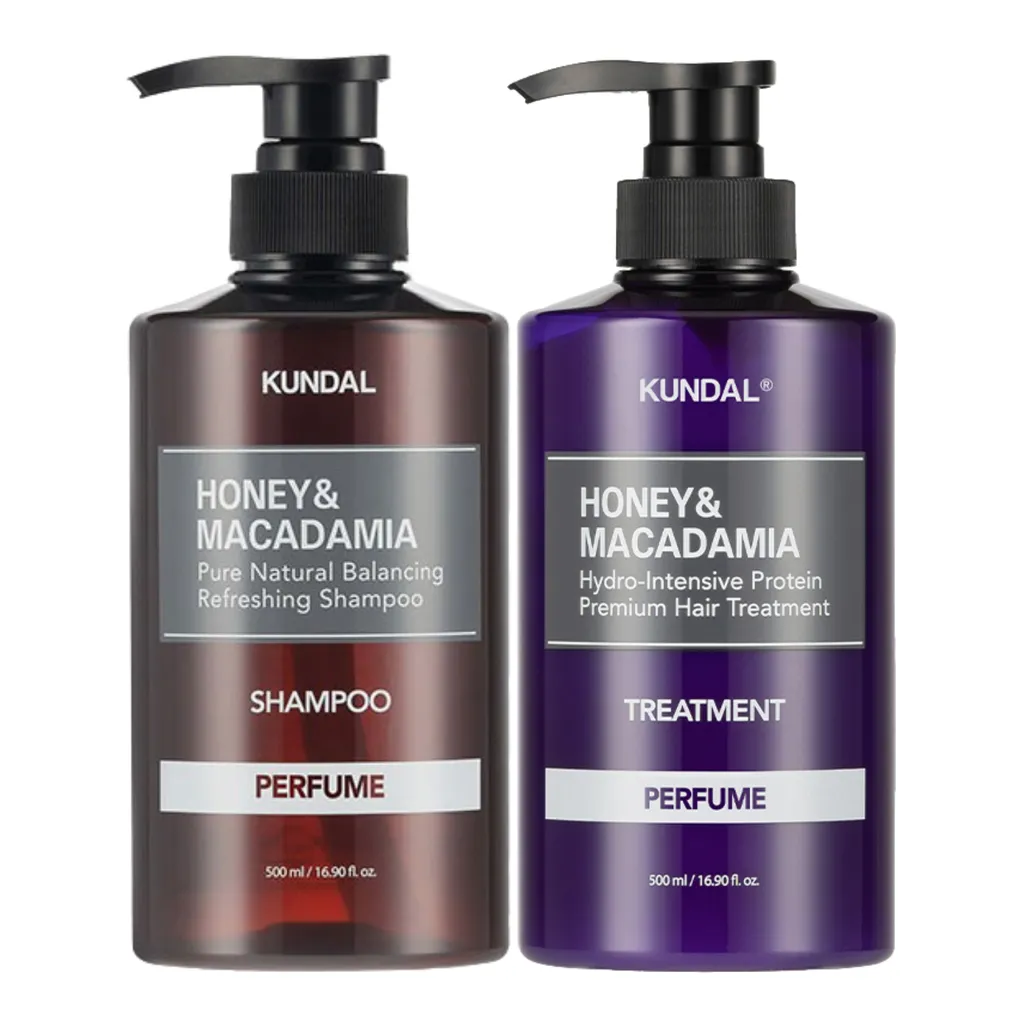   KUNDAL Perfume Hair Care Shampoo + Treatment 500ml Set  