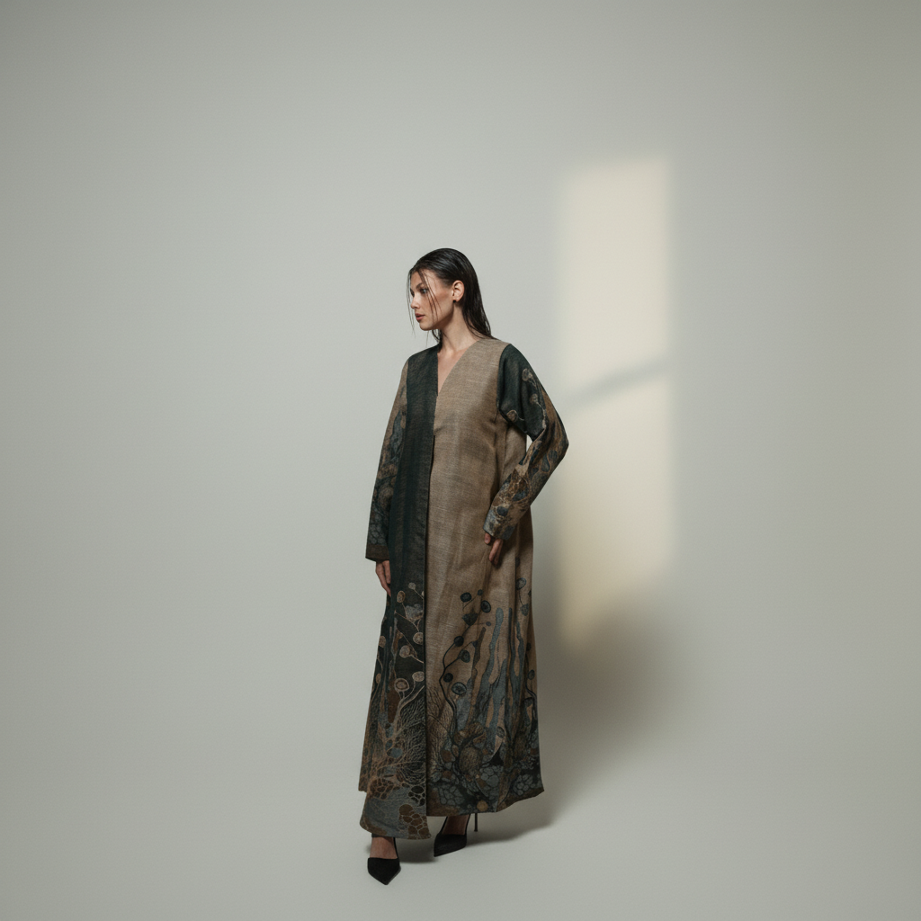عباية منقوشة