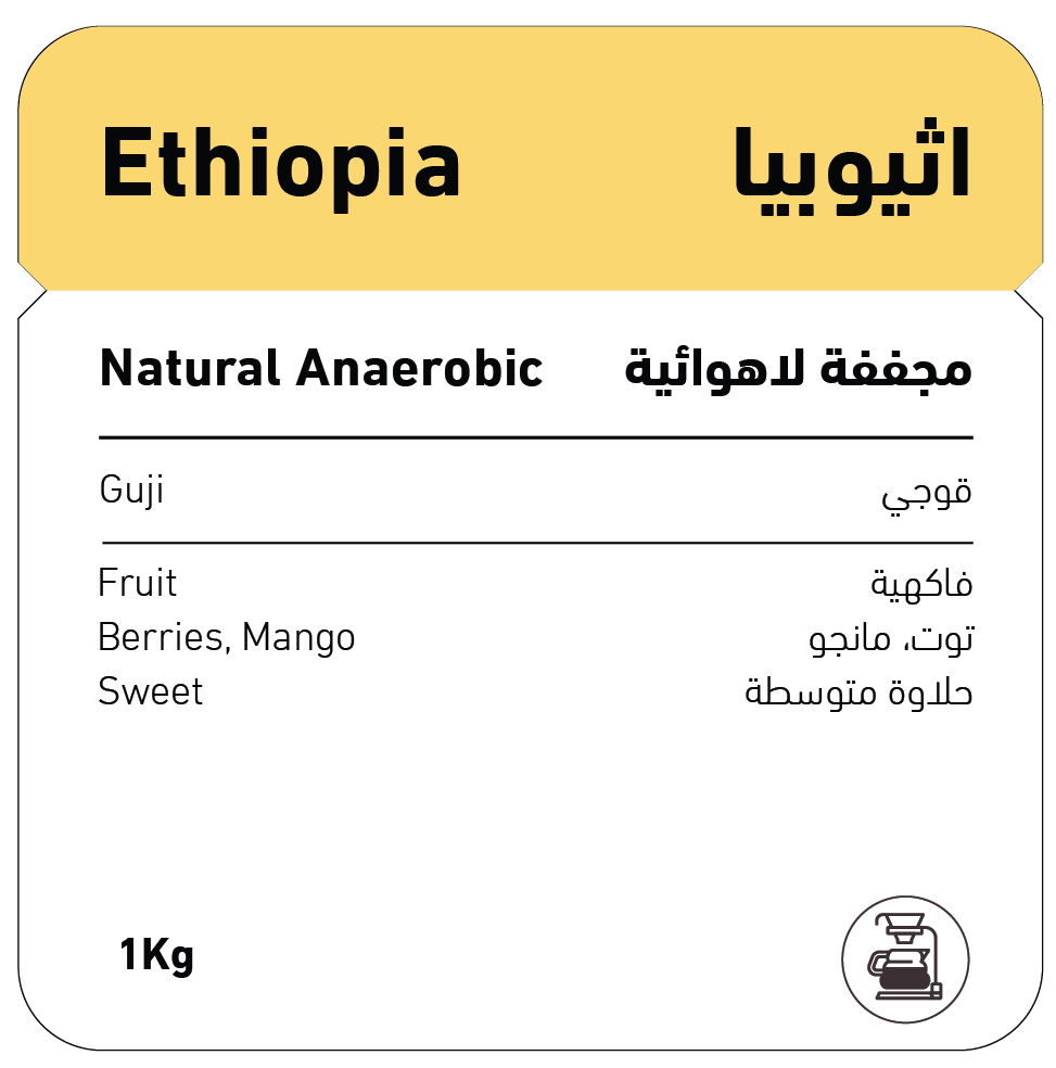 اثيوبيا قوجي (مجففة لاهوائية)