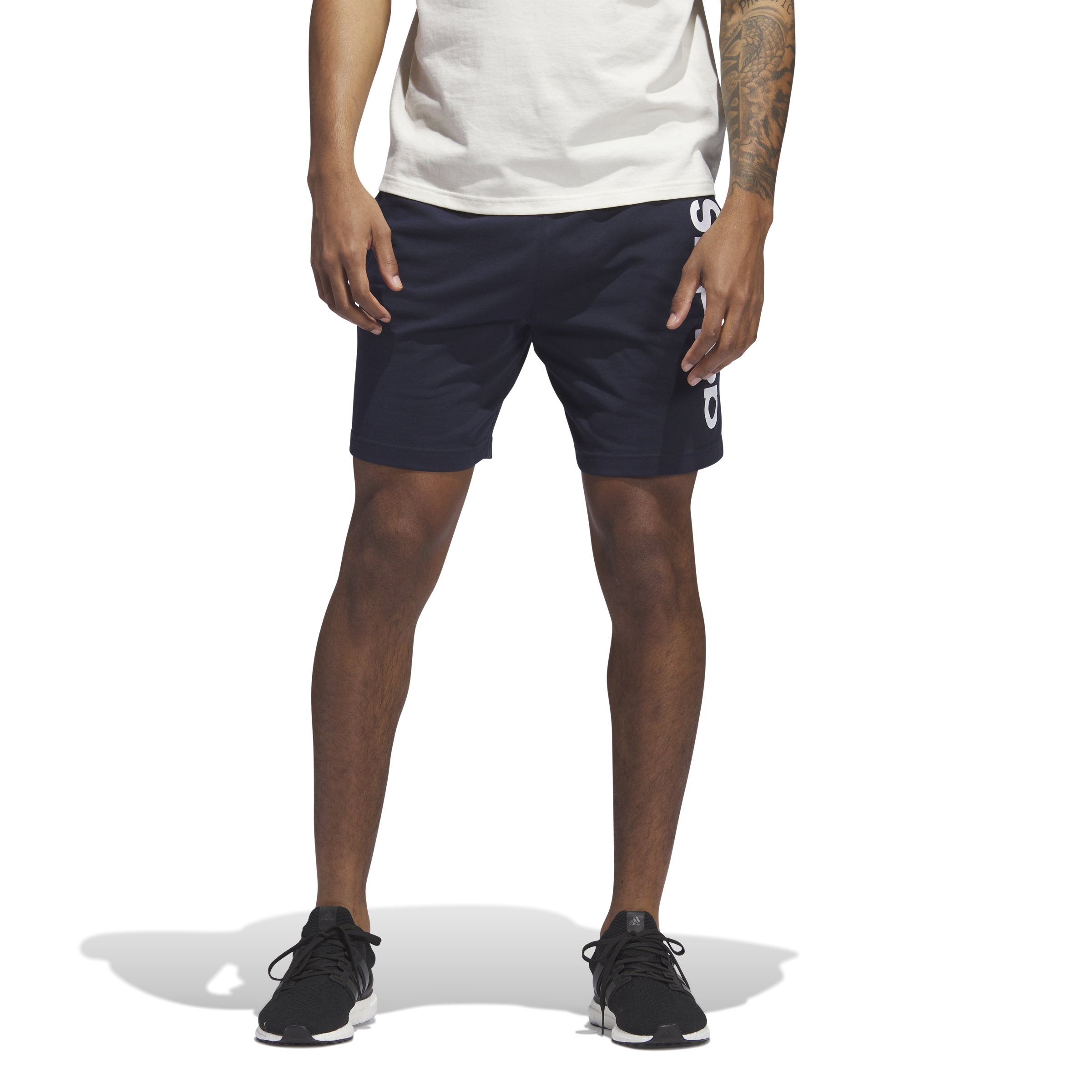 Adidas linear hot sale logo shorts