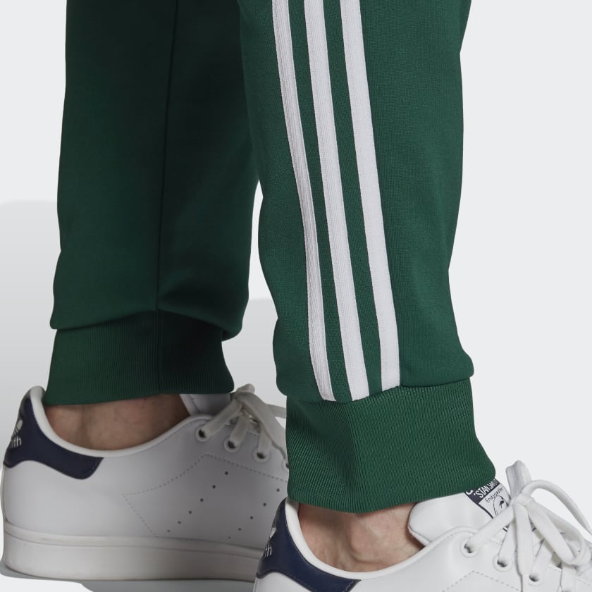 Adidas sst track pants best sale noble green