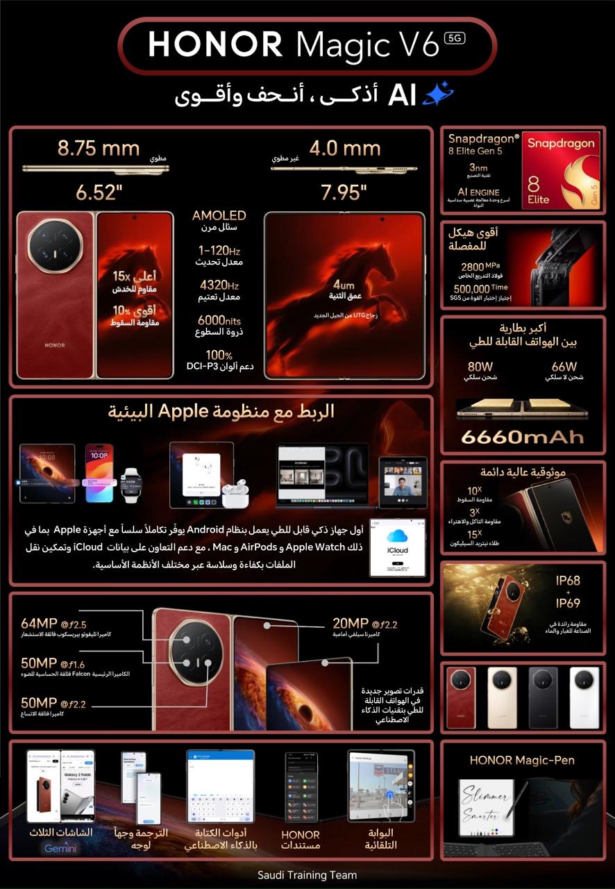  هونر HONOR Magic V6  