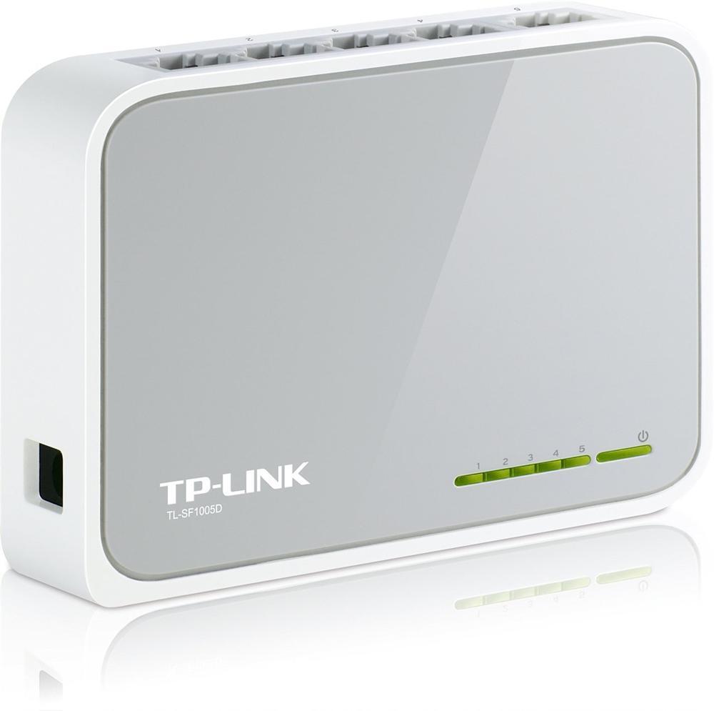  سويتش شبكة 5 منافذ تي بي لينك TP-Link TL-SF1005D 5-Port Desktop Switch 