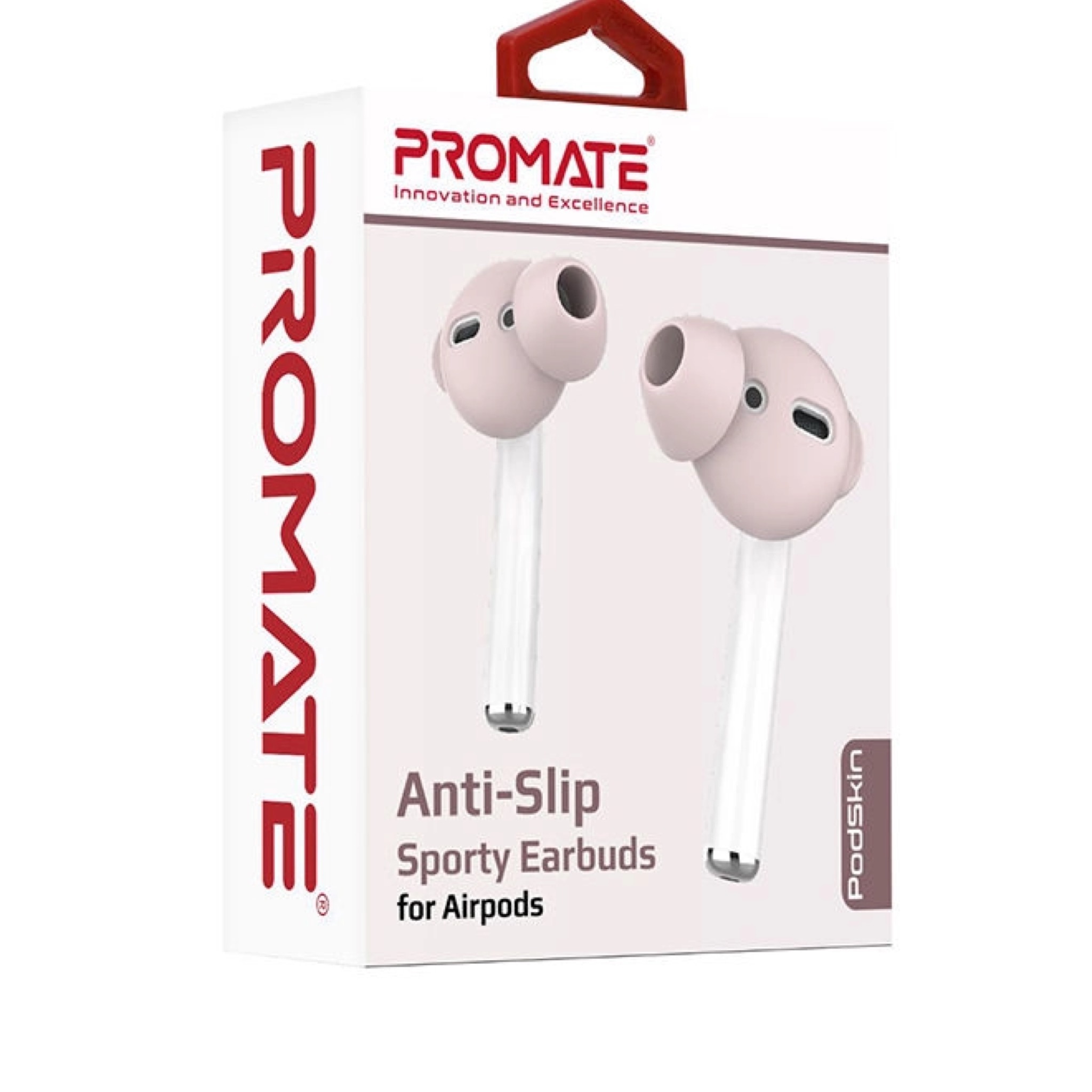 وسادات أذن لسماعات أيربودز مضادة للانزلاق  Promate - Anti-Slip Sporty Earbuds For AirPods 