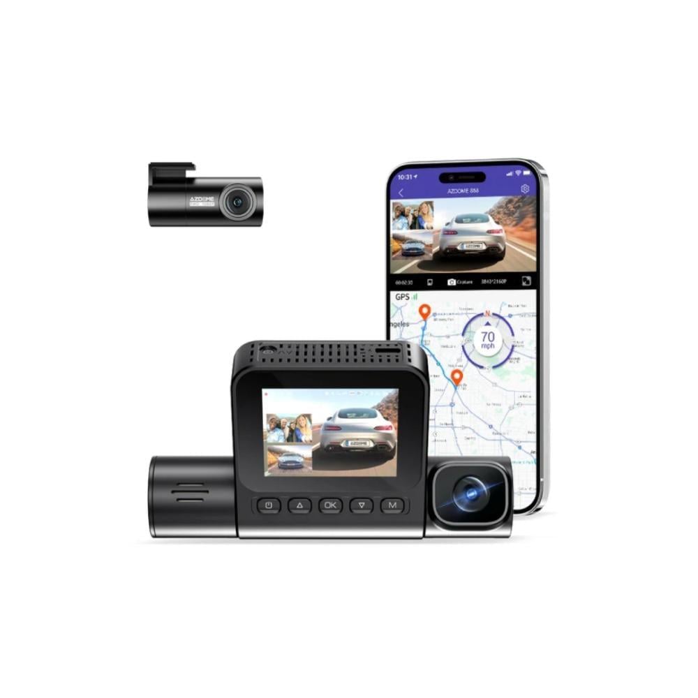  كاميرا داش كام ازدوم S58 - كاميرا أمامية للسيارة تدعم شريحة 4G مع ثلاث كاميرات 