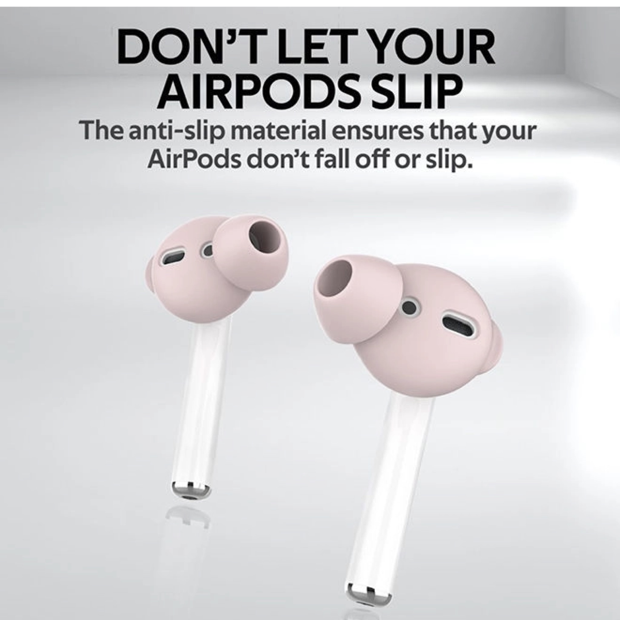  وسادات أذن لسماعات أيربودز مضادة للانزلاق  Promate - Anti-Slip Sporty Earbuds For AirPods 
