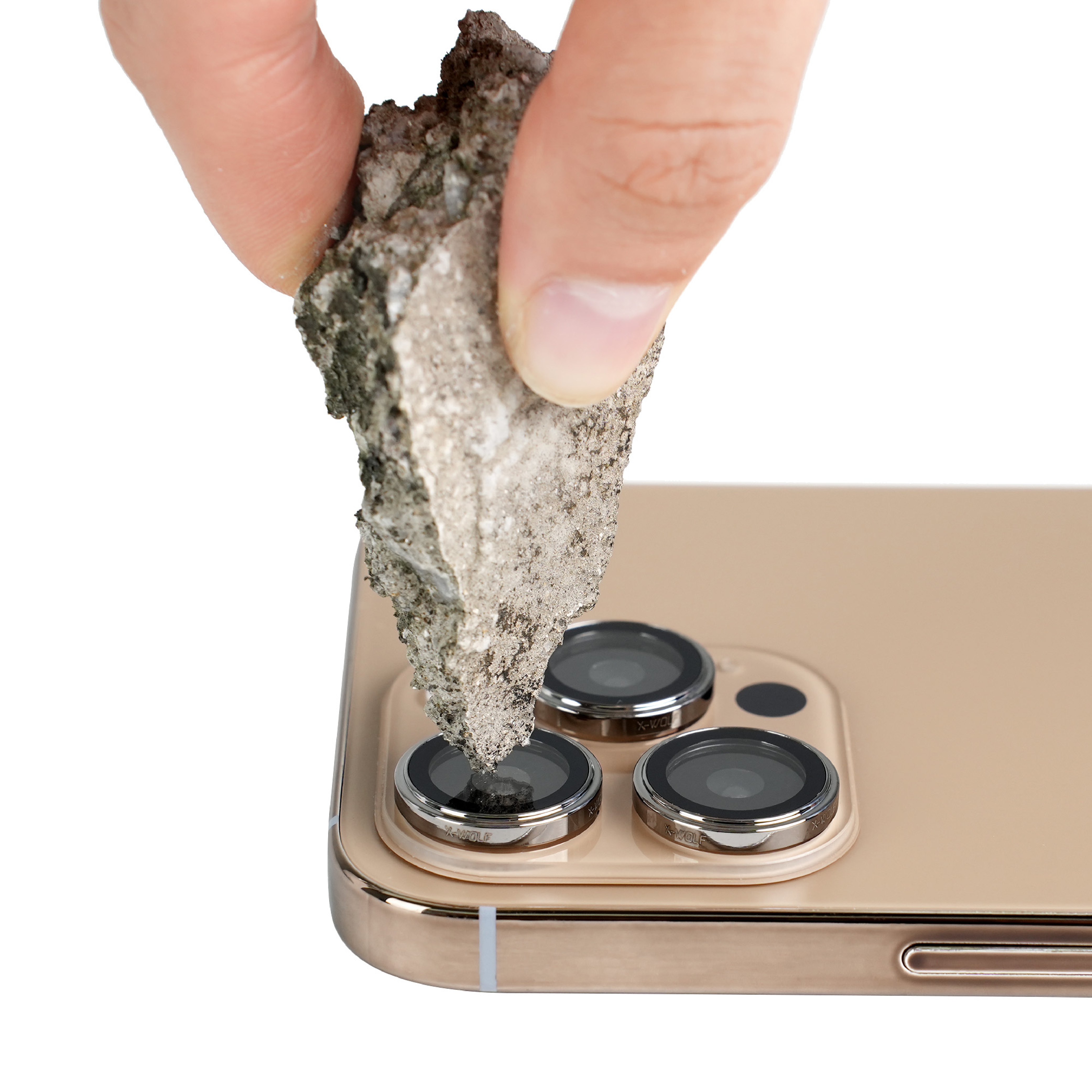  حماية كاميرا الياقوت ( SAPPHIRE) لايفون 16- 16 PLUS- سهلة التركيب من اكس وولف  